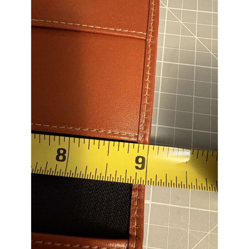 New Vintage FENDI Italy Pequin Stripe Travel Wallet Travelers Notebook - Picture 7 of 13
